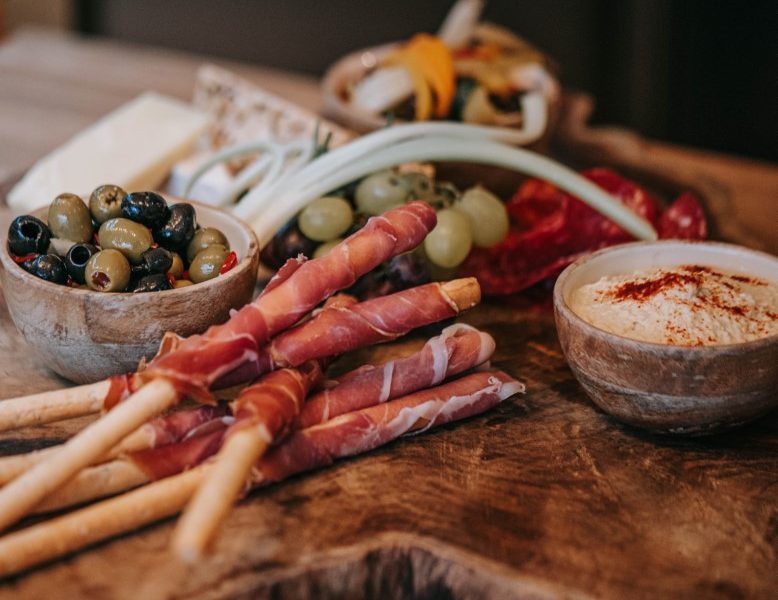 Charcuterie plate at the truffle pig high street hythe kent